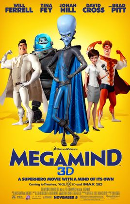 Megamind أمريكا 2010 فيلم رسوم متحركة من إخراج توم ماكجراث صفحات 6 العالم المعرفة الموسوعية